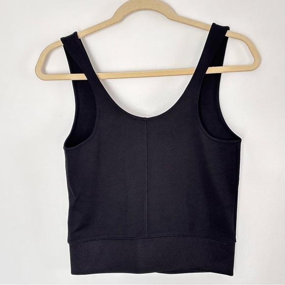 Rag & Bone Mara Crop Black Zip Up Tank Top Small New NWT Minimalist Preppy *D5 - Picture 11 of 16